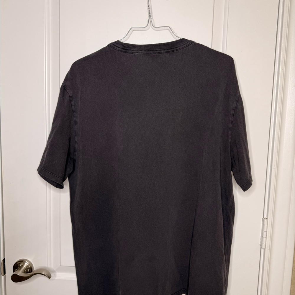 Guess Charcoal Crewneck Tee with Logo - Picture 5 of 5